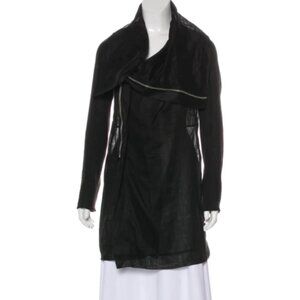 Rick Owens Sheer Zip-Up Jacket Size: L